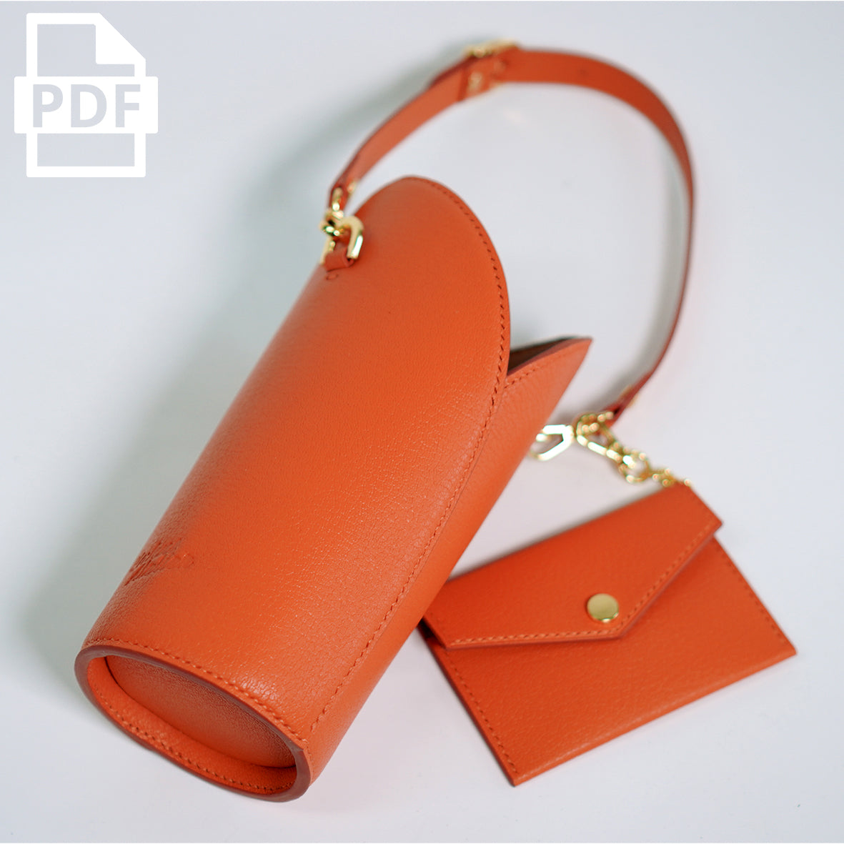 Lily Tumbler Carrier Bag + Card wallet PDF Pattern