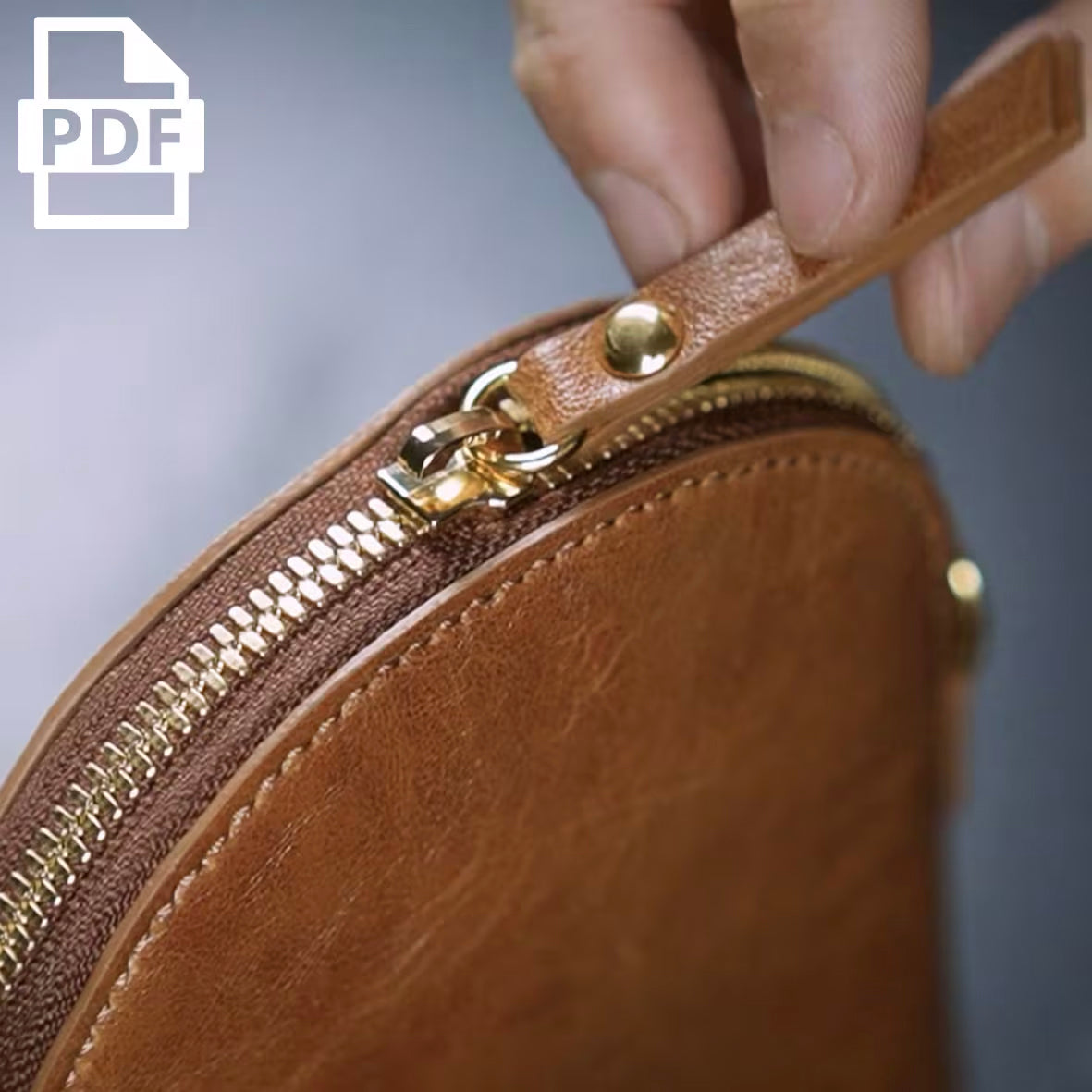Round Phone Bag PDF Pattern