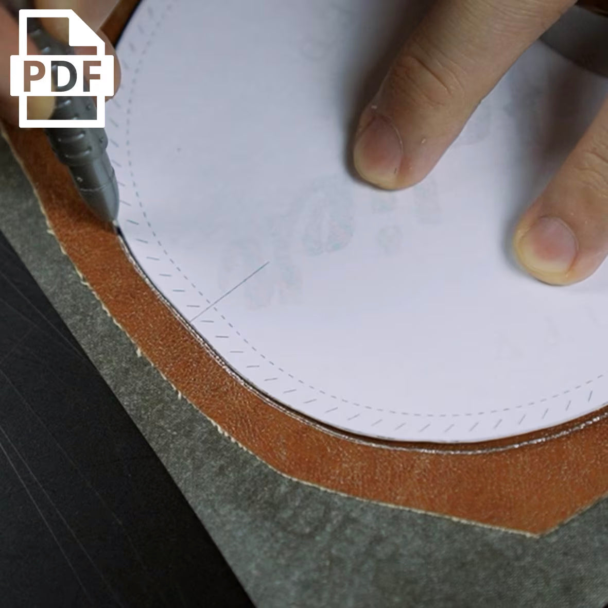 Round Phone Bag PDF Pattern