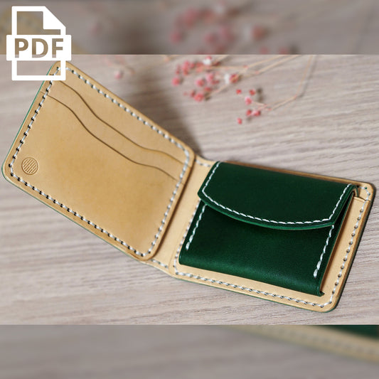 Coin Bi-fold Wallet PDF Pattern