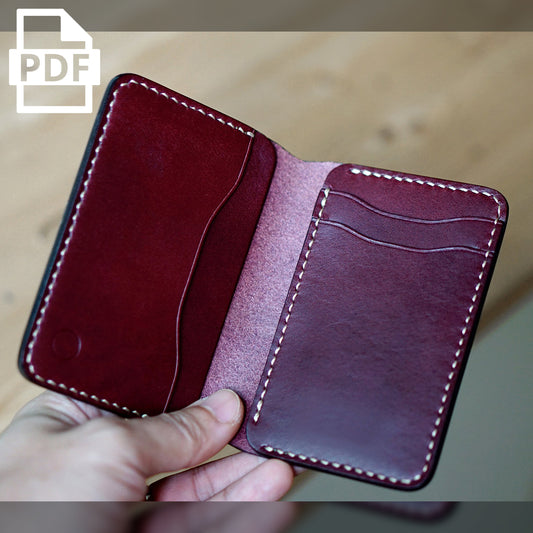 Vertical Card Wallet PDF Pattern