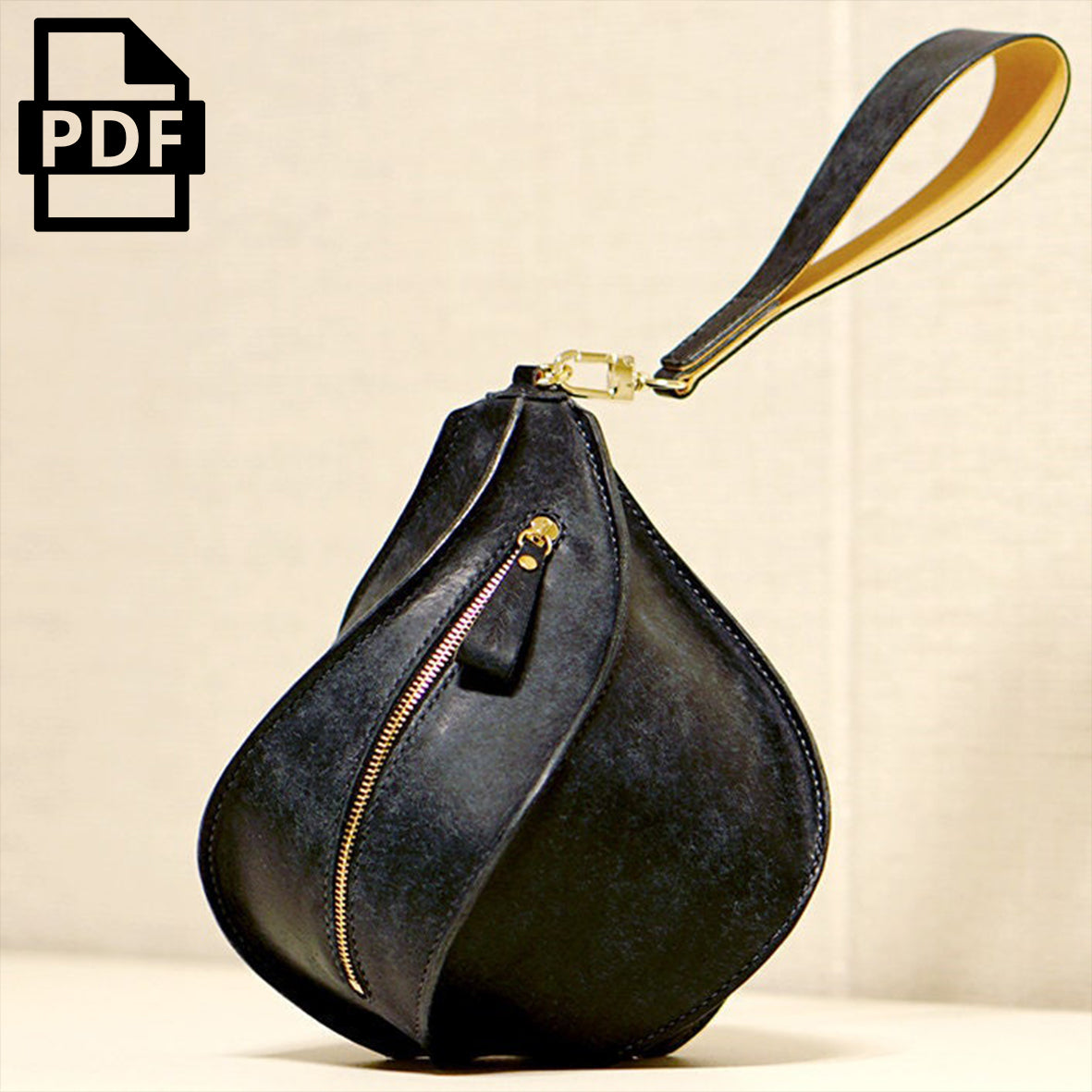 Twist Cone Bag PDF Pattern