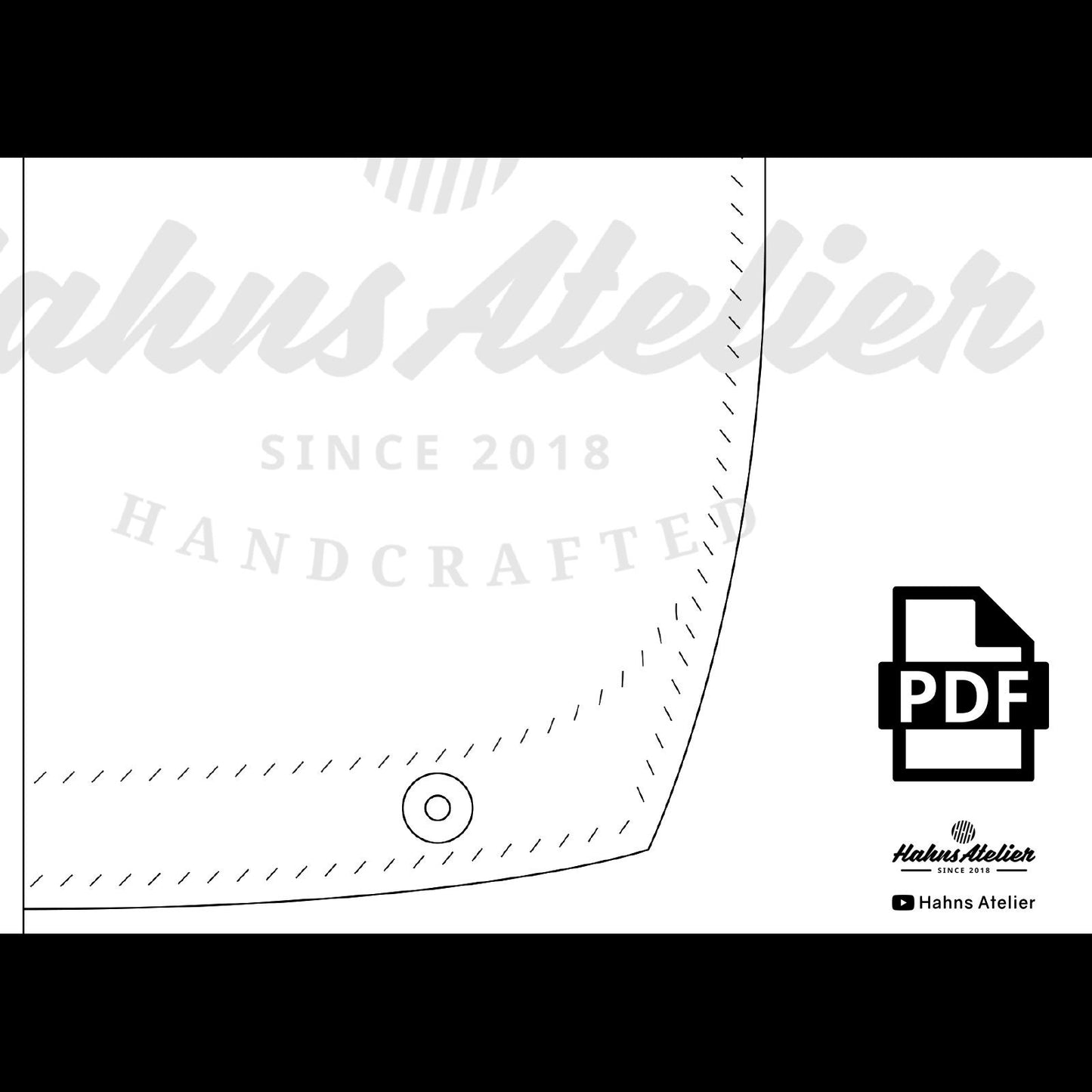 Simple Button Purse PDF Pattern