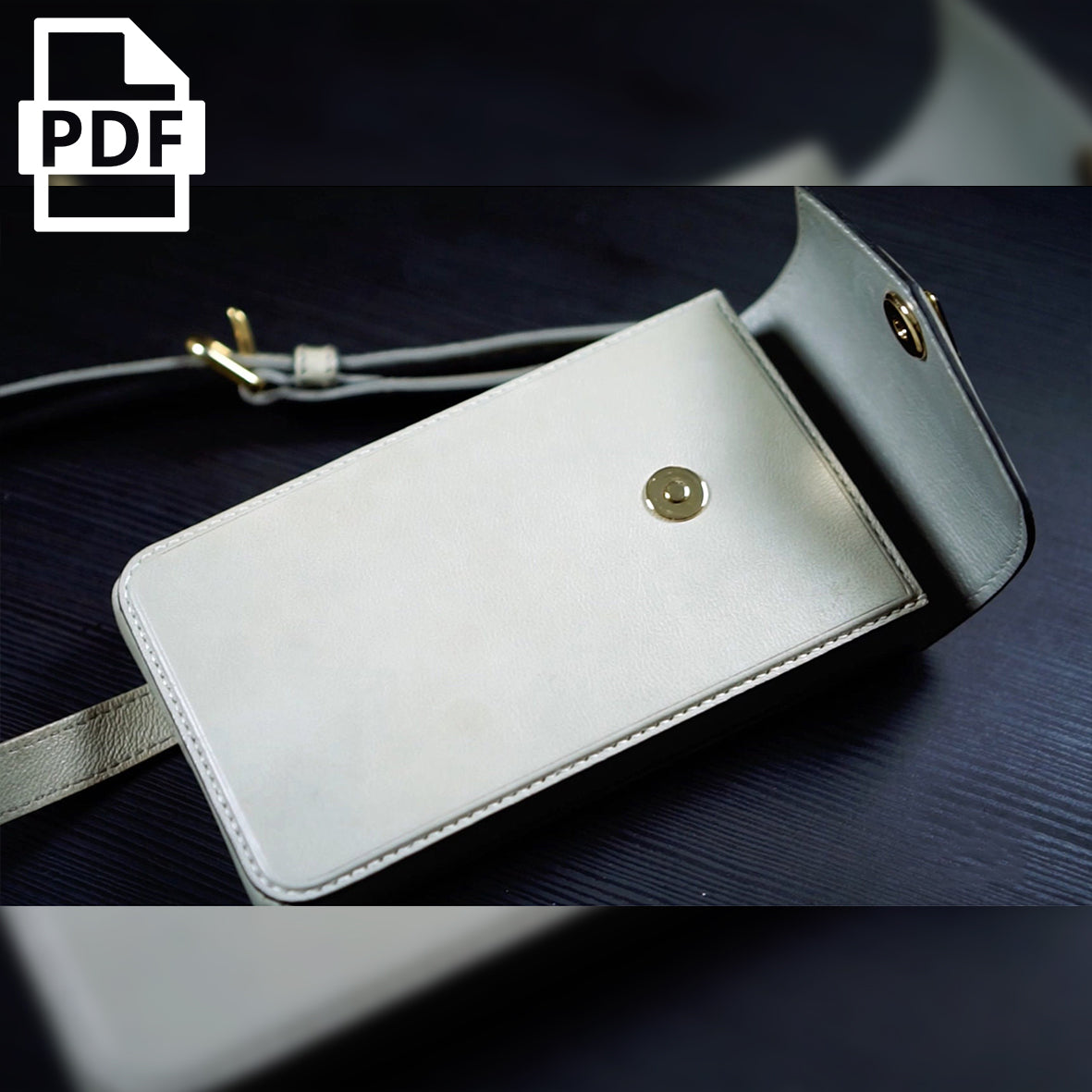 Slim Phone bag PDF pattern