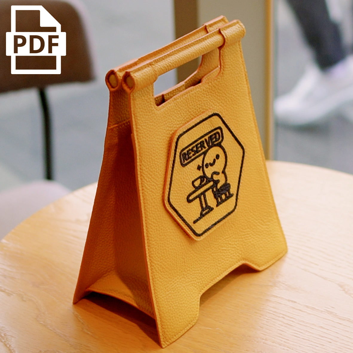 Caution Sign Bag PDF Pattern