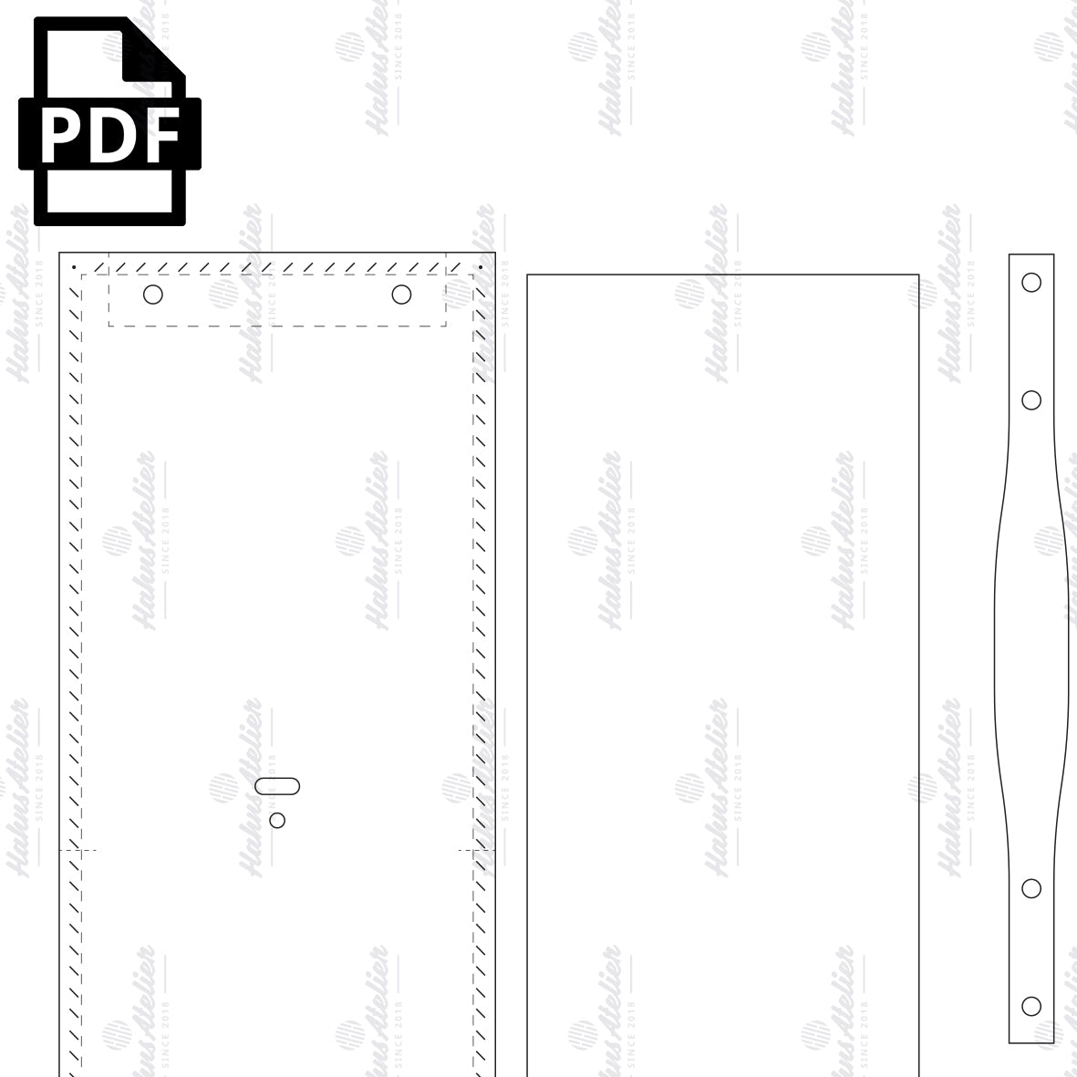Randoseru Airpods Case PDF Pattern