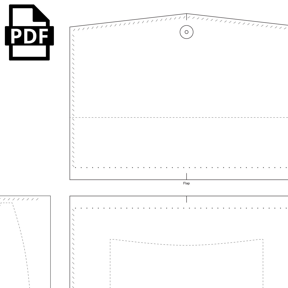 Alice bag and card wallet PDF pattern