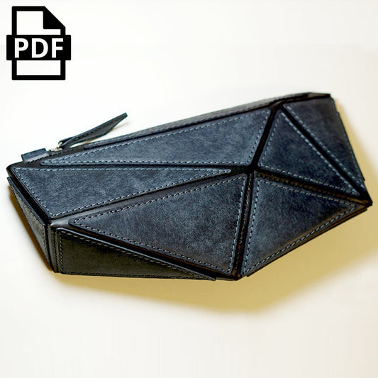 Cubic Clutch Bag PDF Pattern