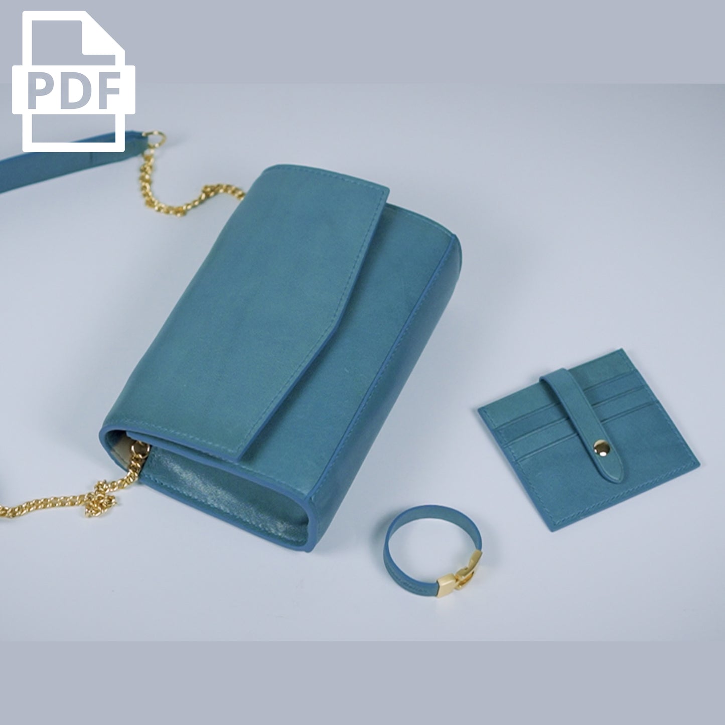 Alice bag and card wallet PDF pattern