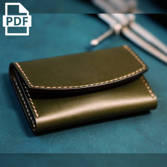 Layered Card Wallet PDF Pattern