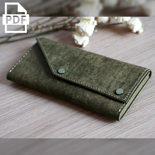 Button Wallet PDF Pattern