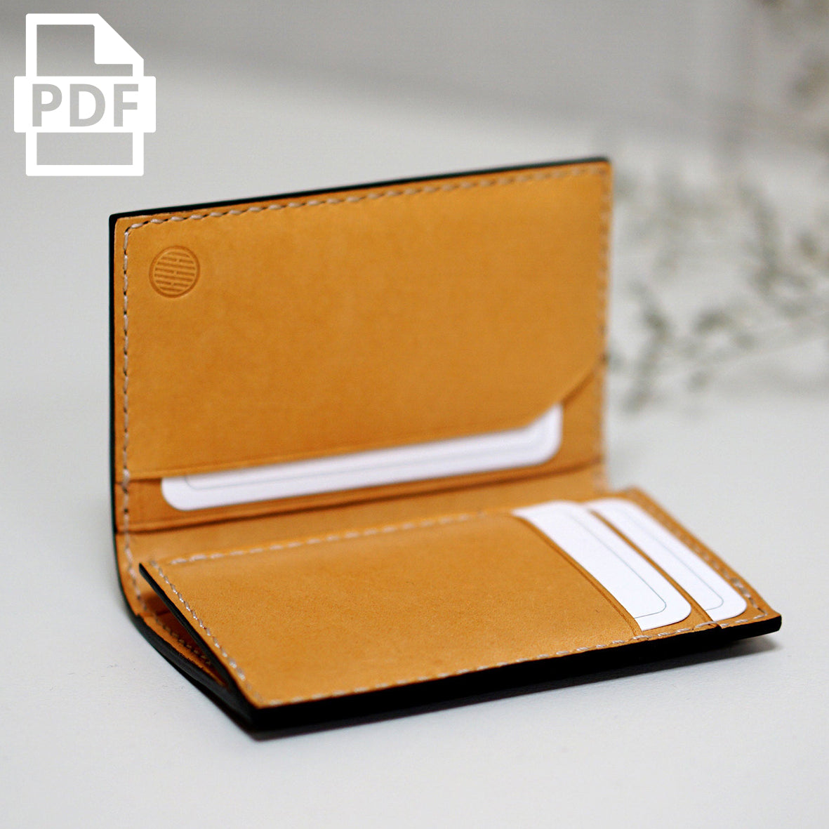 Bi-fold wallet PDF Pattern W01
