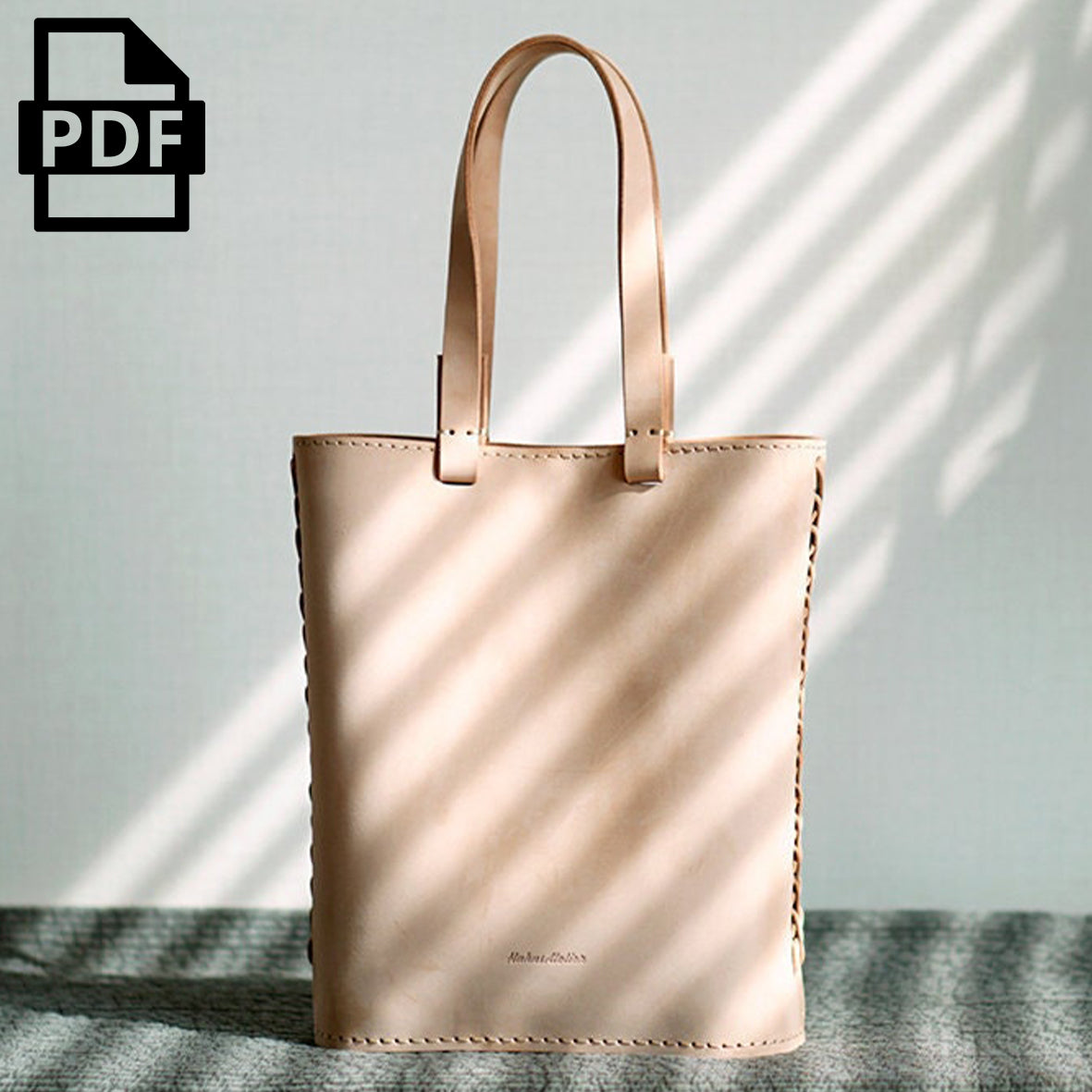 Braided mini tote bag PDF Pattern