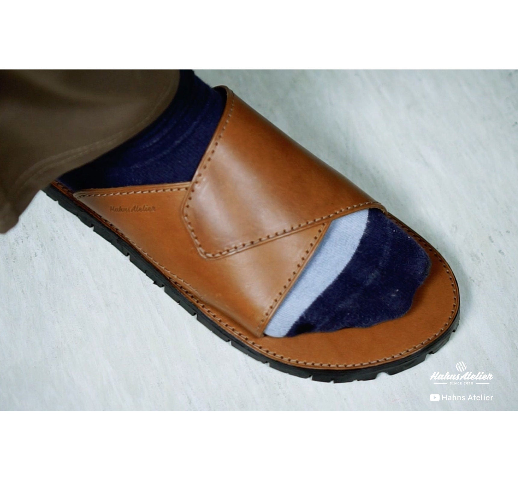 A4 Fashion Mens Swade Cover Pam Slippers