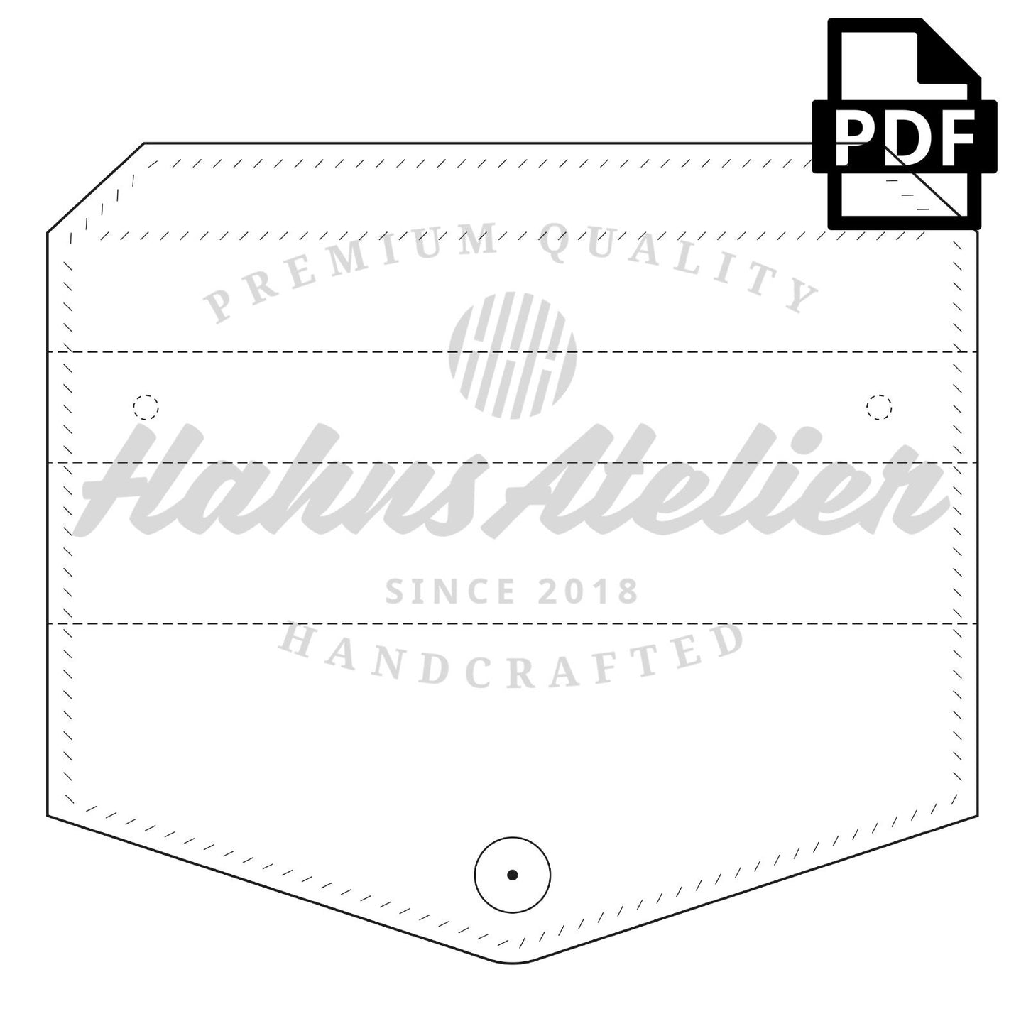Envelope Cross Hand bag  PDF Pattern