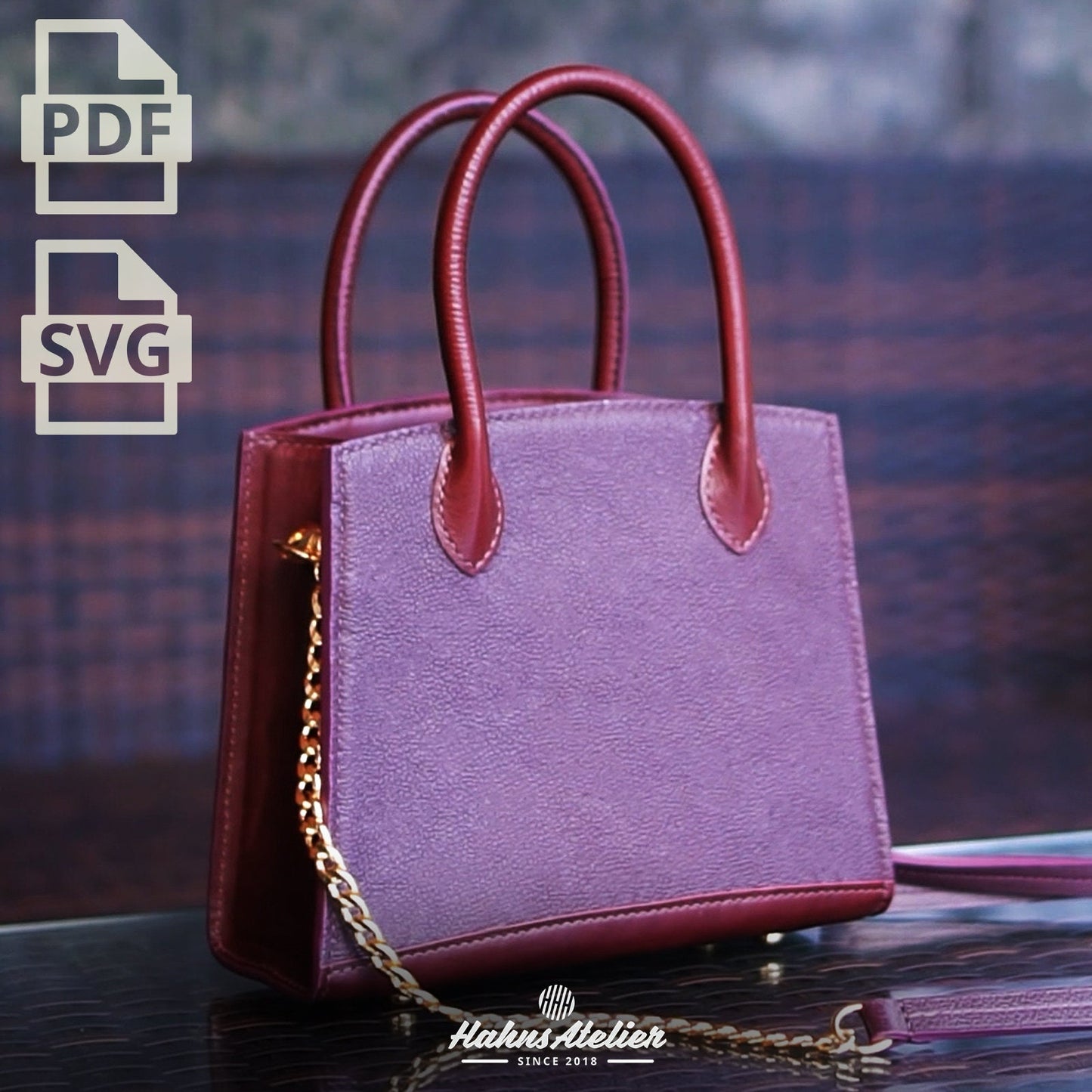 Waltz Handbag PDF Pattern