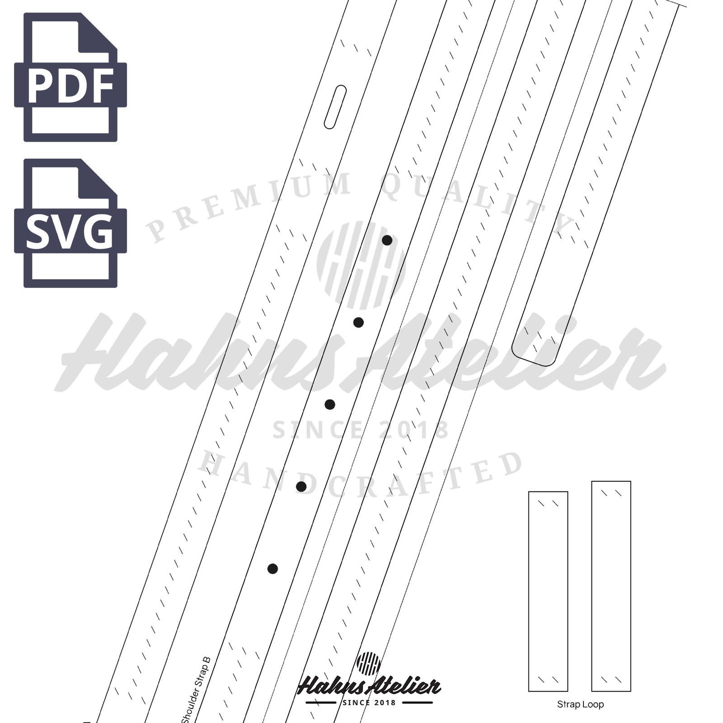 Waltz Handbag PDF Pattern
